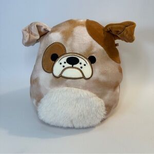 NWOT Squishmallow‎ Bronk Bulldog 8” Dog Plush Stuffed Animal